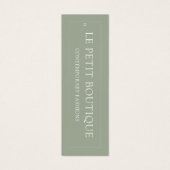 Balise de prix du tableau des tailles des vêtement (Devant)