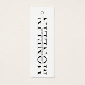 Balise de prix minimaliste simple des vêtements no (Devant)