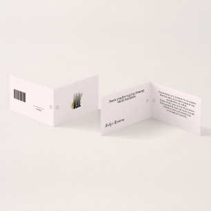 Balise de prix pour vêtements UPC simple à blanc