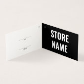 Balise de prix rabais de vendredi noir plié Taille (Inside)