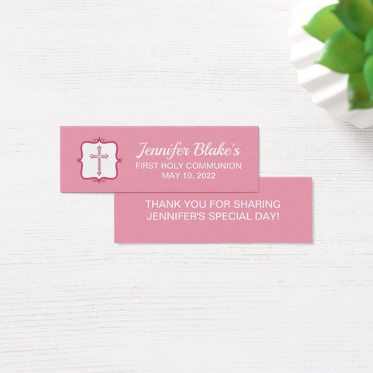 Balise de promotion de la sainte communion rose (Bureau)