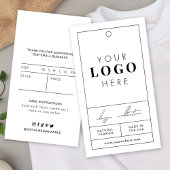 Balise de vente de logo commercial Hang Étiquette 