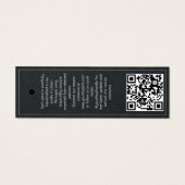 Balise de vêtements personnalisable pour nom comme (Dos)