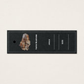 Balise de vêtements personnalisable pour nom comme (Devant)