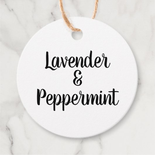 Balise d'emballage Étiquette de bougie moderne per (Devant)