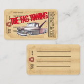 Balise d'orteil Tailler dessin carte de visite aut (Devant / Derrière)