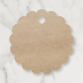 Balise étiquette rond d'extraction de vanille arti (Dos)