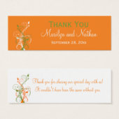 Balise Favoris orange, vert et blanc (Devant & derrière)