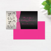 Balise Favoriser rose, noir et argent (Bureau)