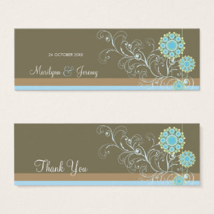 Balise Fleur de Neige Bleue Fleurs de Mariage d'hi