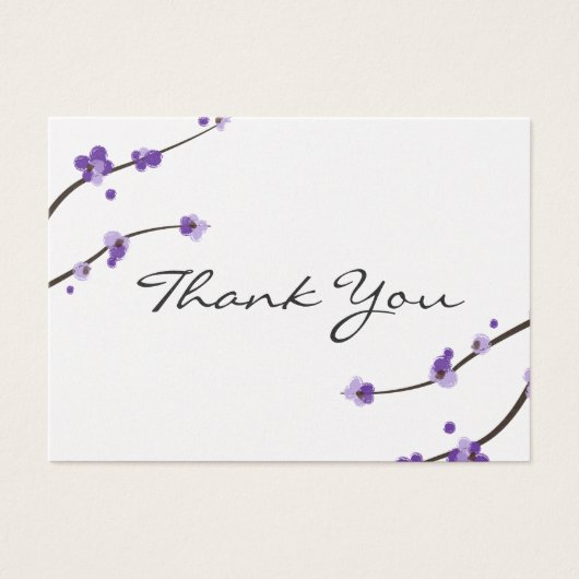 Balise Fleur Favorite de cerisier violet métalliqu (Devant)