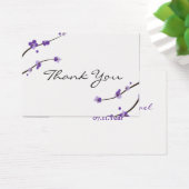 Balise Fleur Favorite de cerisier violet métalliqu (Bureau)