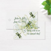 Balise Green Dragonflies Wedding Favor (Bureau)