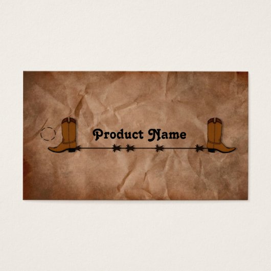 Balise Hang Boots Cowboy (Devant)