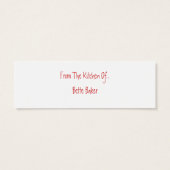 Balise Hang Country Baking (Dos)