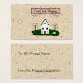 Balise Hang de l'église Count Your Blessings (Devant & derrière)