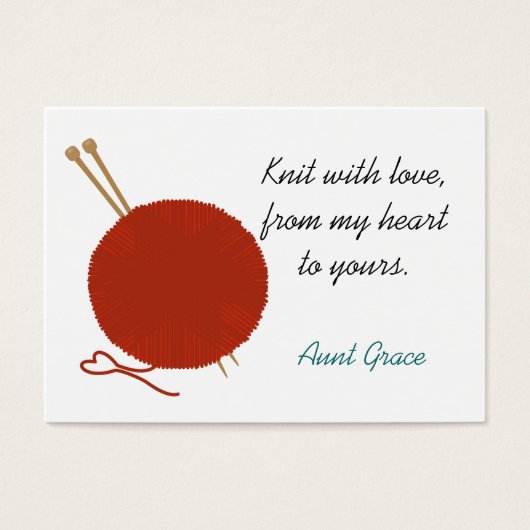 Balise Hang de Love Knitter (Devant)