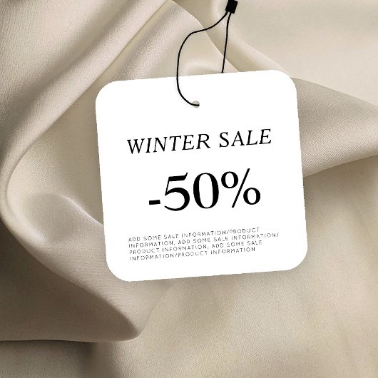 Balise Hang de remise Vente de vêtements