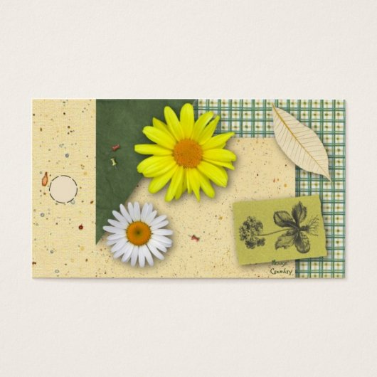 Balise Hang du bloc-notes floral (Devant)