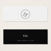 Balise Hang du Étiquette du logo de l'entreprise n (Devant & derrière)