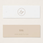 Balise Hang du Étiquette du logo de l'entreprise n (Devant & derrière)