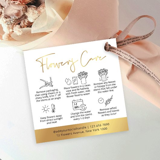 Balise Hang du guide de soins des fleurs de logo b