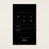 Balise Hang du logo personnalisé Merci d'affaires (Dos)