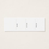 Balise Hang Étiquette (Dos)