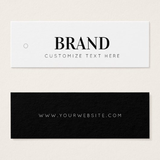 Balise Hang Étiquette (Devant & derrière)