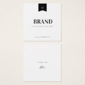 Balise Hang Étiquette (Devant & derrière)