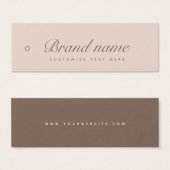 Balise Hang Étiquette (Devant & derrière)