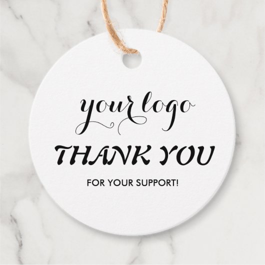 Balise Hang Étiquette du logo de l'entreprise (Devant)