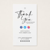 Balise Hang Étiquette du logo d'entreprise personn (Devant)