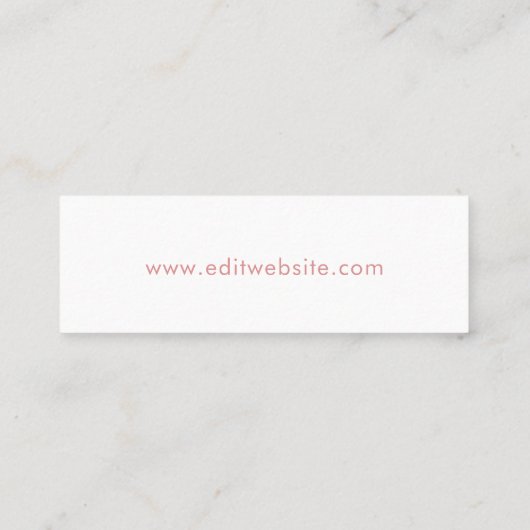 Balise Hang Étiquette Floral (Dos)