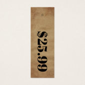 Balise Hang Prix Seulement Carton Vêtements Minces (Devant)