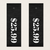 Balise Hang Prix Seulement Chalkboad (Devant & derrière)