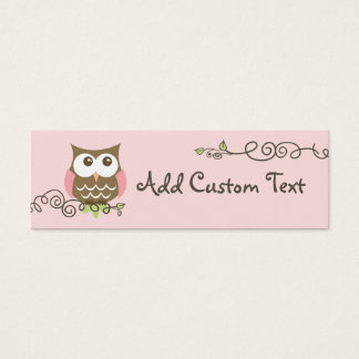 balise hibou personnalisée baby shower