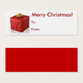 Balise Joyeux cadeau de Noël (Devant & derrière)