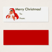 Balise Joyeux Noël de Père Noël (Devant & derrière)