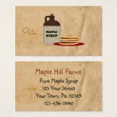 Balise Jug And Pancakes Maple Sirop Hang (Devant & derrière)