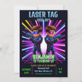 Balise laser Glow Up Carte de fête d'anniversaire (Devant)