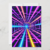 Balise laser Glow Up Carte de fête d'anniversaire (Dos)