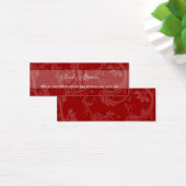 Balise mariage blanc rouge "merci" (Bureau)