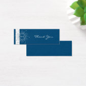 Balise Mariage Merci Rosette bleu nuit (Bureau)
