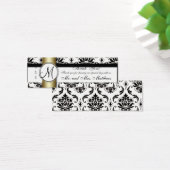 Balise Noir Damask Gold Wedding Favor (Bureau)