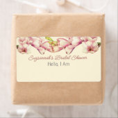 Balise Nom du Étiquette du papier de Fête des mari (En situation)