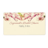 Balise Nom du Étiquette du papier de Fête des mari (Devant)