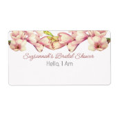 Balise Nom du Étiquette du papier de Fête des mari (Devant)