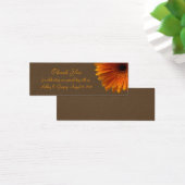 Balise Orange Gerbera Daisy Wedding Favor (Bureau)