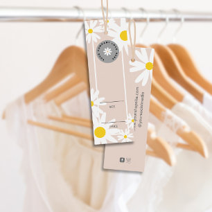 Balise Pastel Pink White Retro Daisy Logo Prix Han